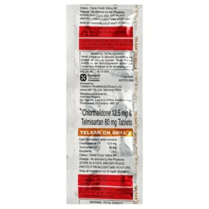 Telsar CH 80mg/12.5mg Tablet