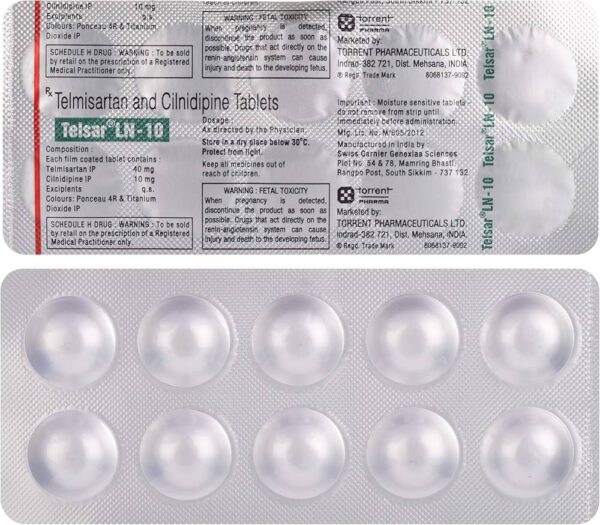 Telsar-LN 10 Tablet