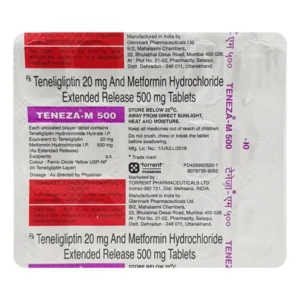 Teneza-M 500 Tablet ER