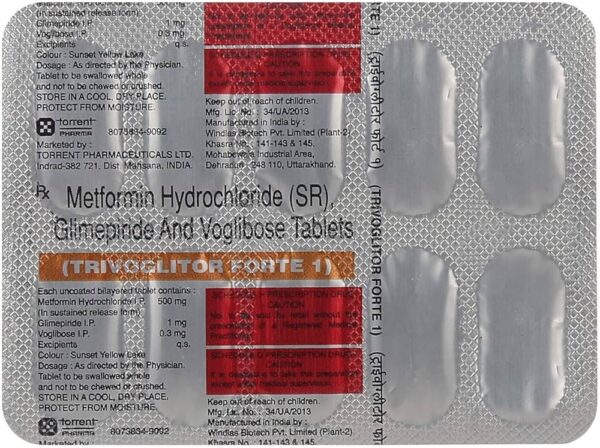 Trivoglitor Forte 1 Tablet SR