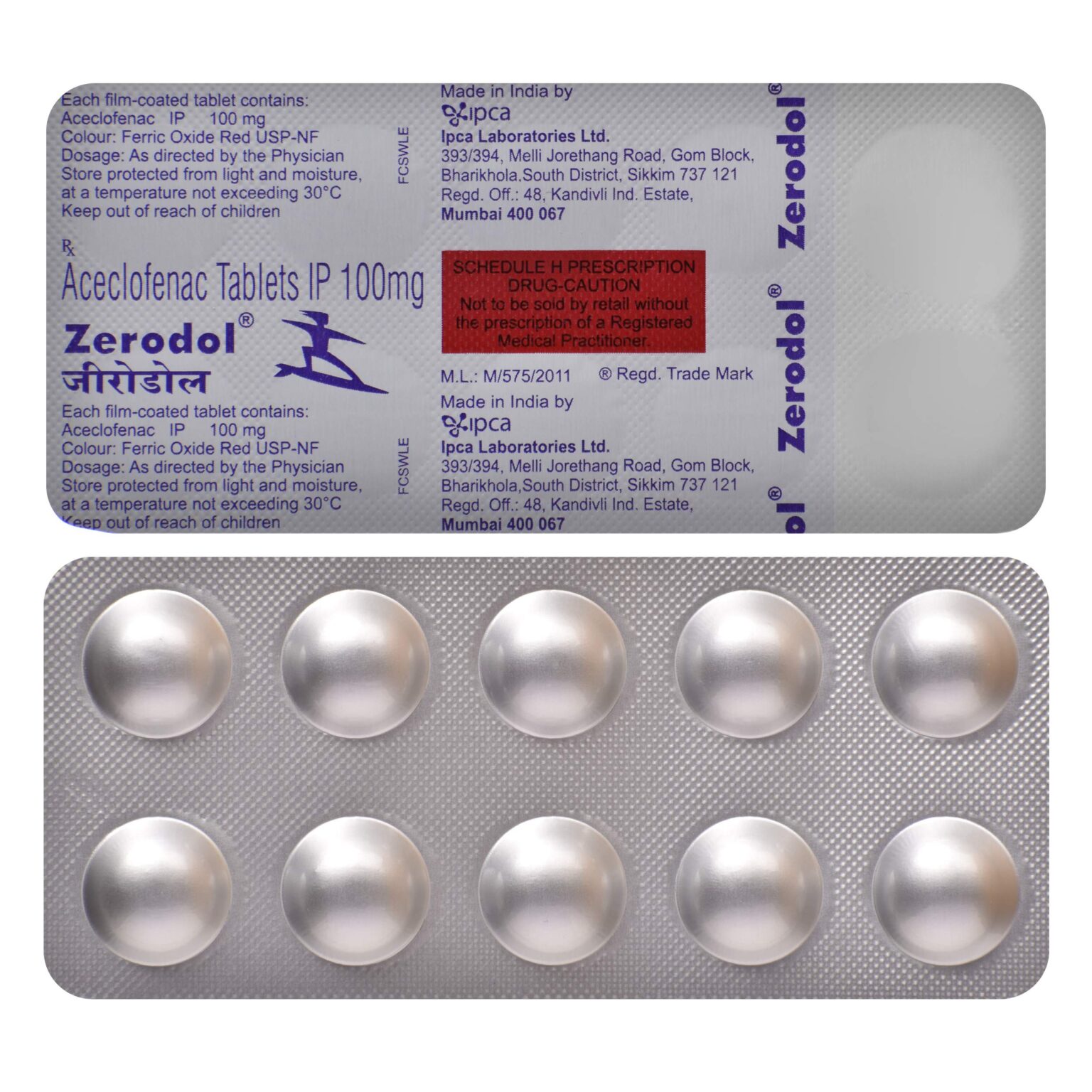 Zerodol Tablet