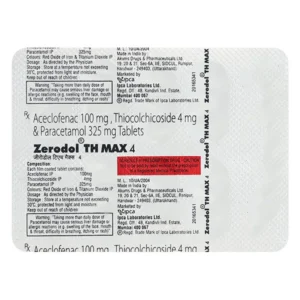 Zerodol TH Max 4mg Tablet