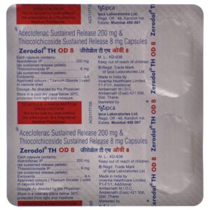 Zerodol TH OD 200 mg/8 mg Capsule SR