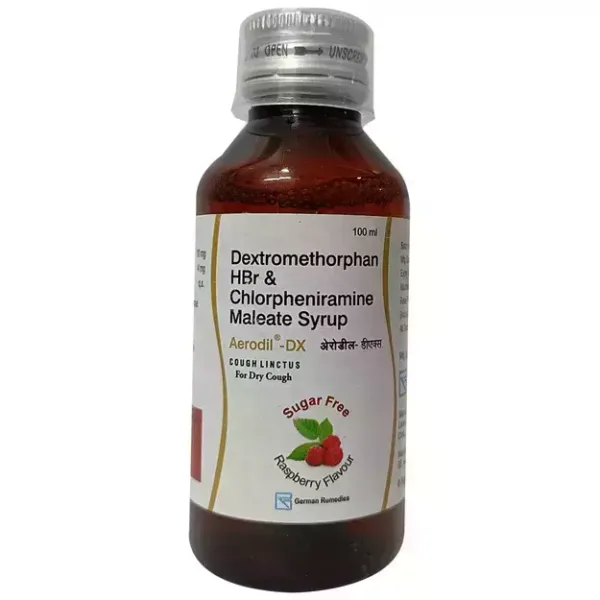 Aerodil-DX Syrup Raspberry Sugar Free