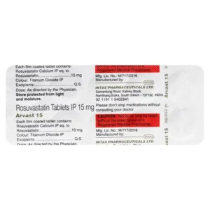 Arvast 15 Tablet