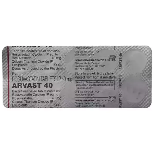 Arvast 40 Tablet