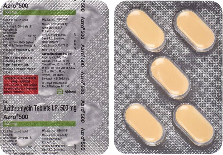 Azro 500 Tablet – Uses, Benefits, Side Effects, Price & Alternatives