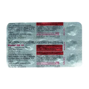Baclof OD 10 Tablet ER