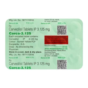 Carca 3.125 Tablet