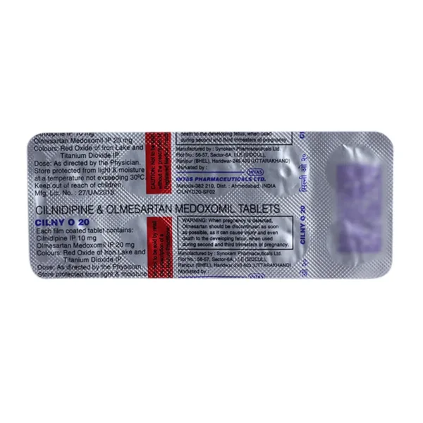 Cilny O 20 Tablet