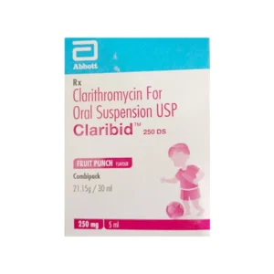 "Claribid 250 DS Oral Suspension Combipack Fruit Punch, Claribid 250 DS Oral Suspension Combipack Fruit Punch price, Claribid 250 DS Oral Suspension Combipack Fruit Punch alternatives, Clarithromycin"