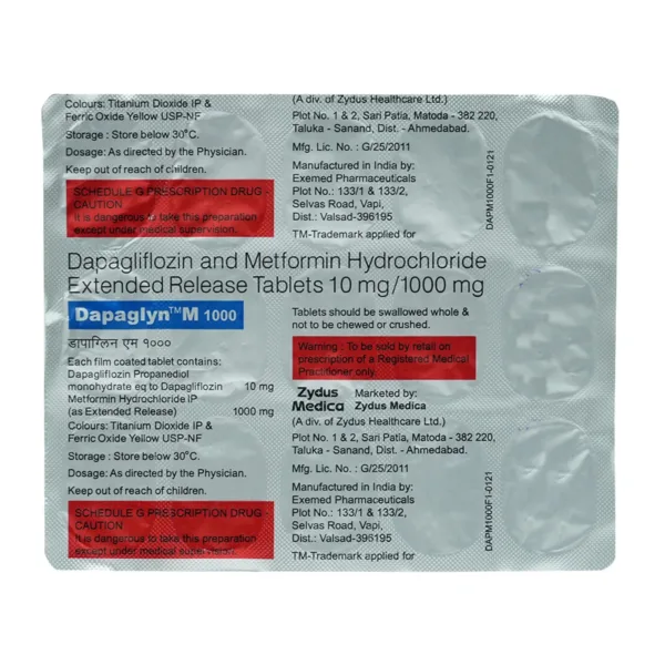 Dapaglyn M 1000 Tablet ER