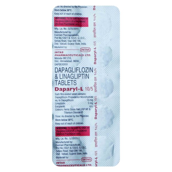 Daparyl -L 10/5 Tablet