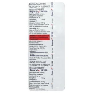 Daparyl V 10mg/100mg Tablet