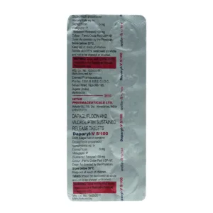 Daparyl V 5mg/100mg Tablet