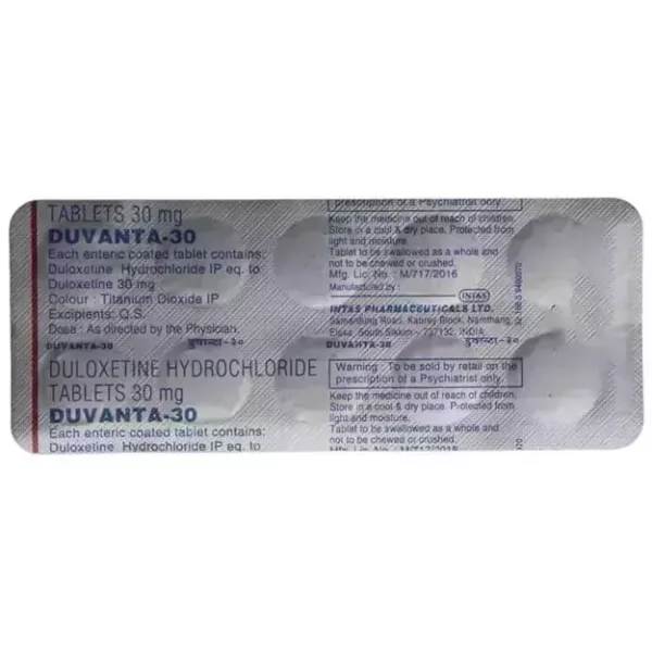 Duvanta 30 Tablet