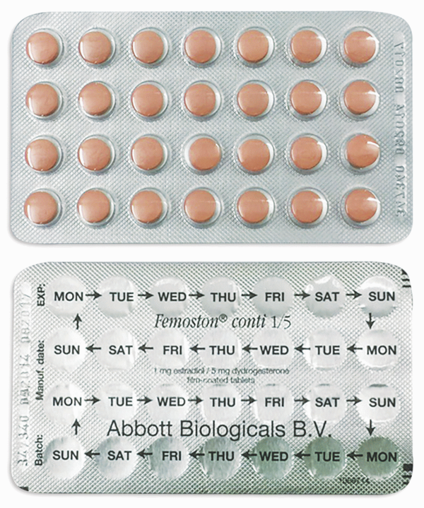 Femoston Conti 1mg+5mg Tablet