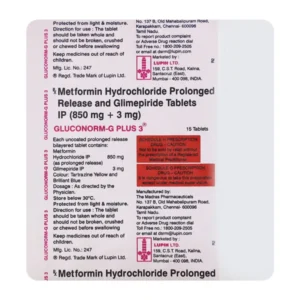 Gluconorm-G Plus 3 Tablet