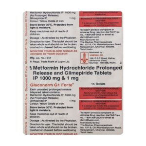 Gluconorm-G 1 Forte Tablet