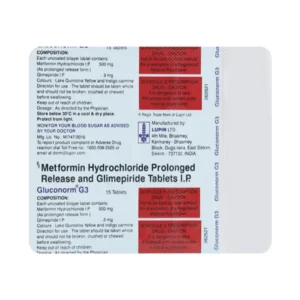 Gluconorm-G 3 Tablet