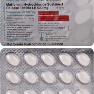 Gluconorm SR 500mg Tablet