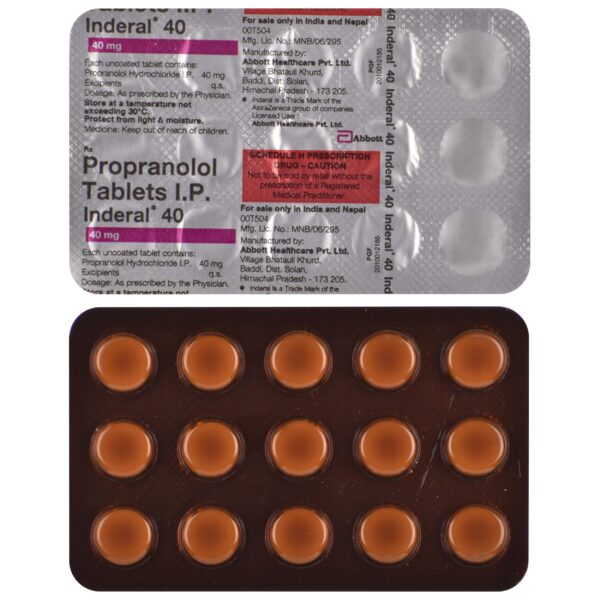Inderal 40 Tablet