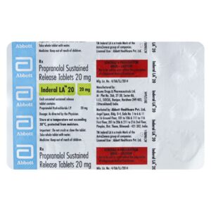 Inderal LA 20 Tablet