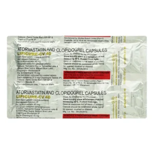 Lipicure CV 40mg/75mg Capsule