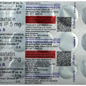 Lipitas 5mg Tablet