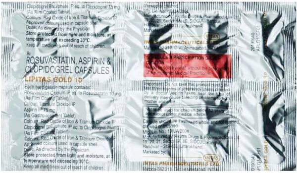 Lipitas Gold 10mg Capsule