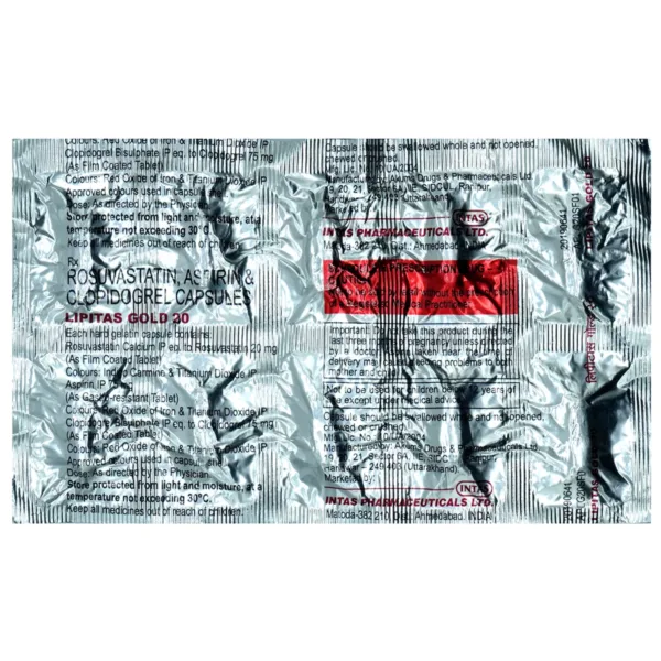 Lipitas Gold 20mg Capsule