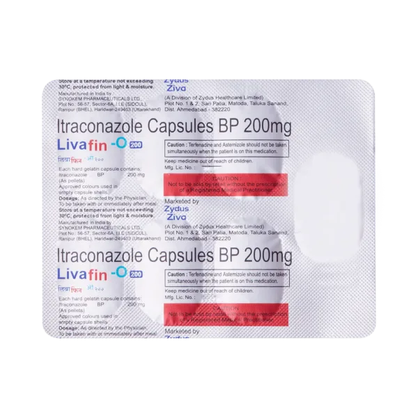 Livafin O 200mg Capsule