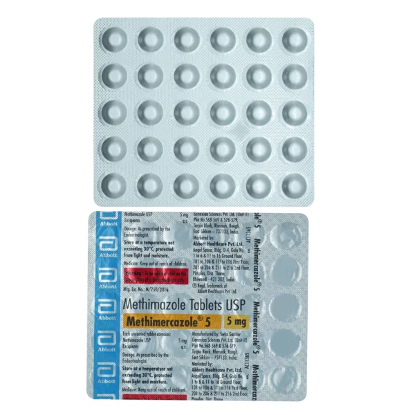 Methimercazole 5 Tablet