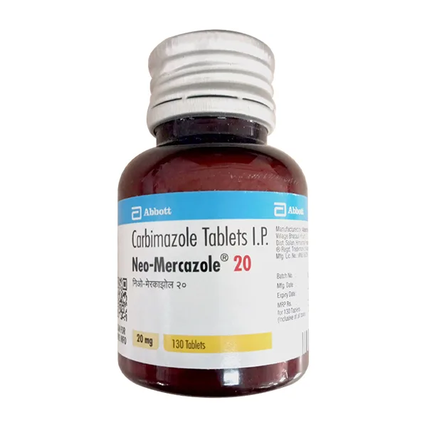 "Neo-Mercazole 20 Tablet, Neo-Mercazole 20 Tablet price, Neo-Mercazole 20 Tablet alternatives, Carbimazole"