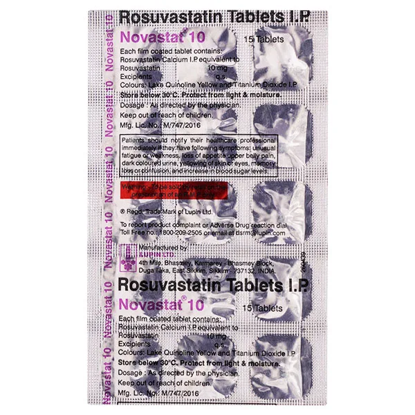 Novastat 10 Tablet