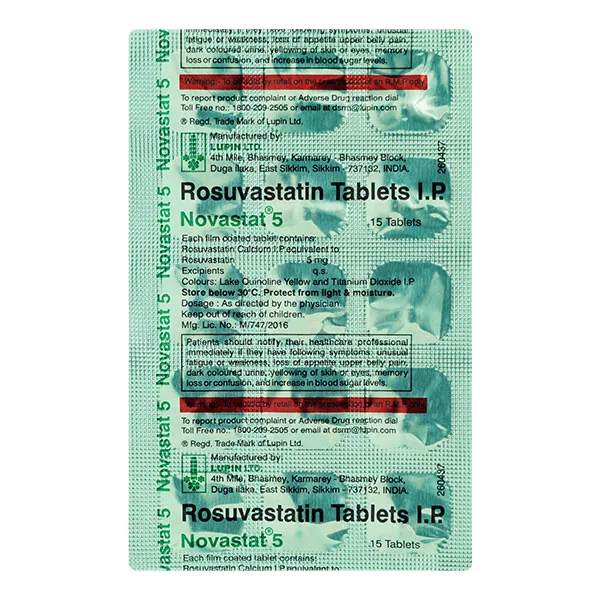 Novastat 5 Tablet