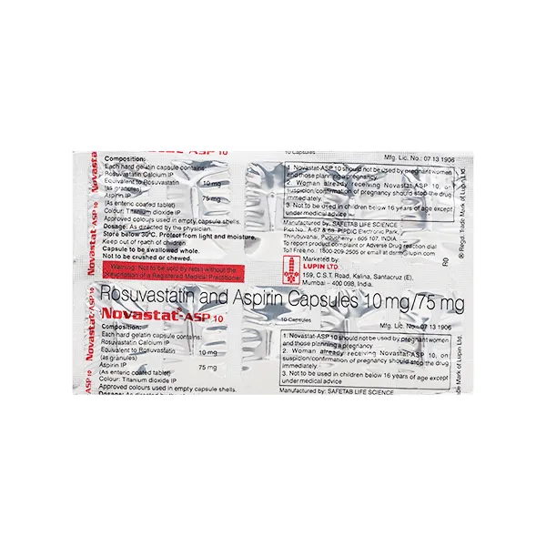 Novastat Asp 10 Capsule
