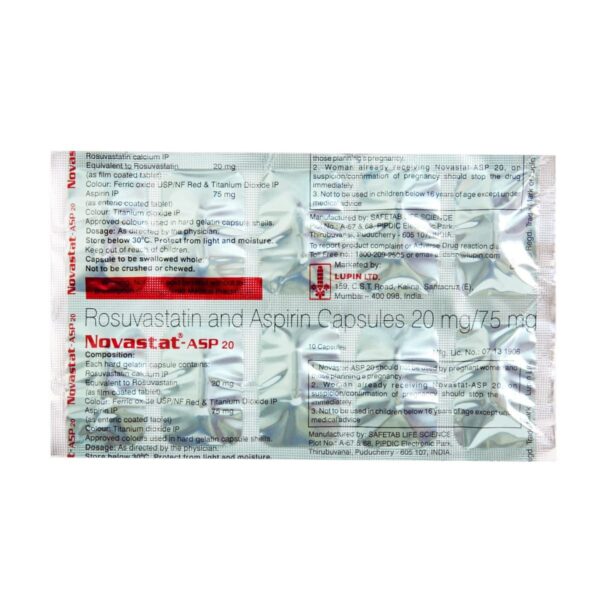 Novastat-Asp 20 Capsule