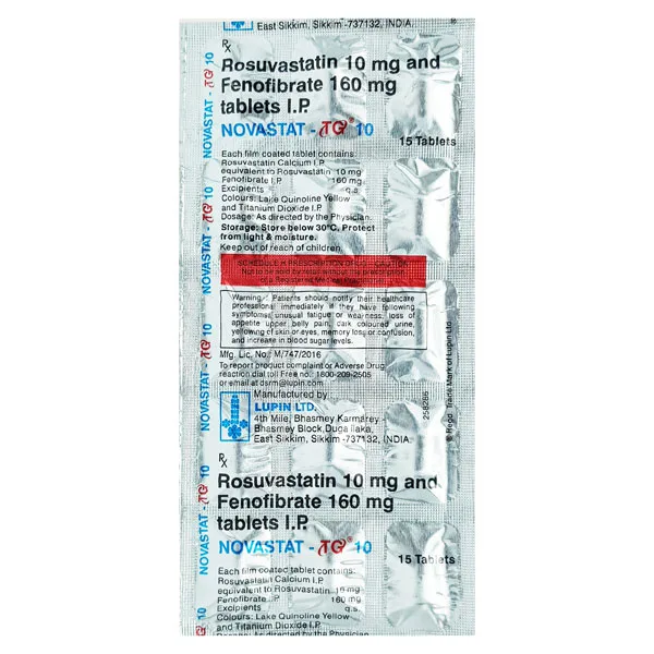 Novastat-TG 10 Tablet