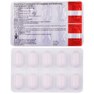 Ondero Met 2.5mg/1000mg Tablet