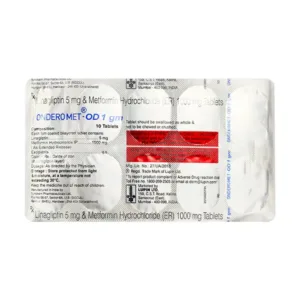 Ondero Met-OD 1 gm Tablet