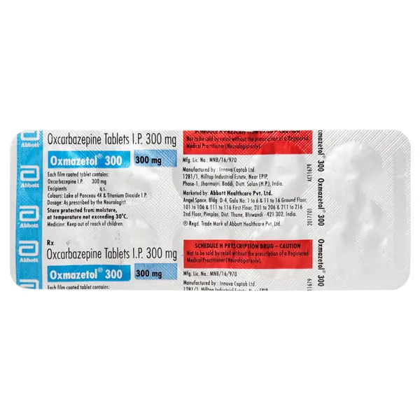 "Oxmazetol 300 Tablet, Oxmazetol 300 Tablet price, Oxmazetol 300 Tablet alternatives, Oxcarbazepine"