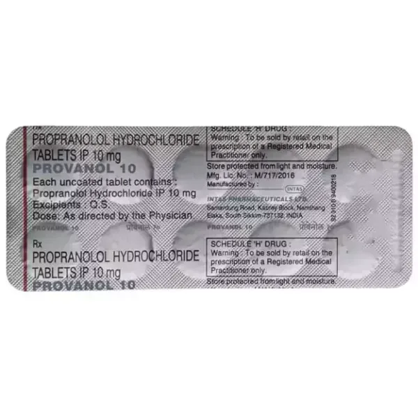 Provanol 10 Tablet