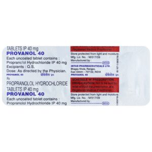 Provanol 40mg Tablet