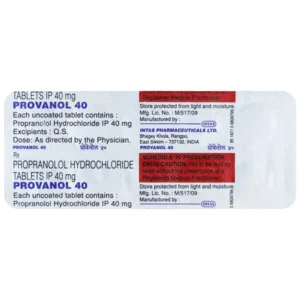 Provanol 40mg Tablet