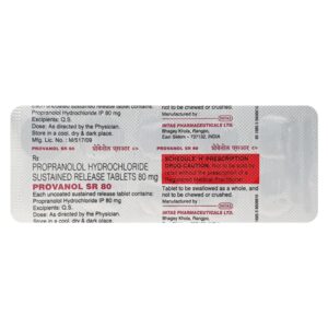 Provanol SR 80 Tablet