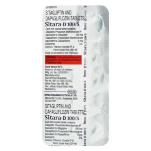 Sitara-D 5mg/100mg Tablet