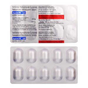 Sugamet MC 500mg Tablet SR