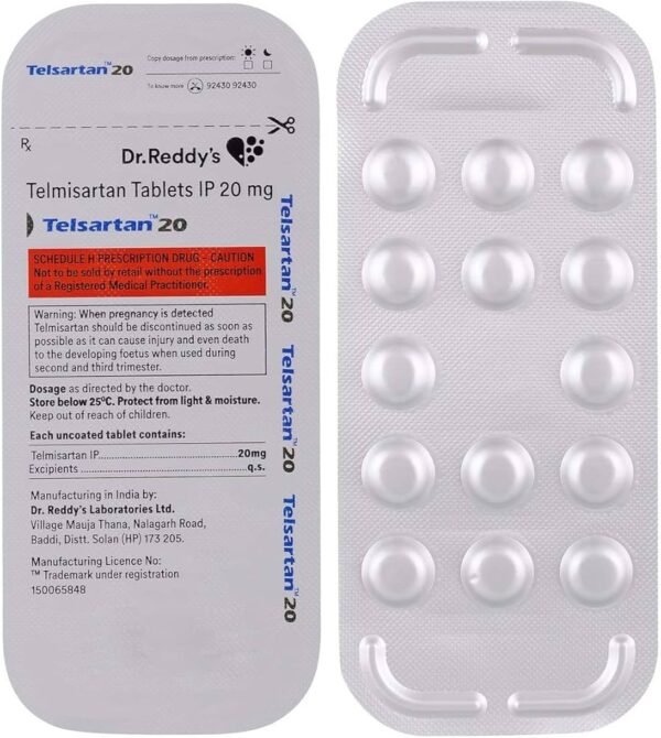 Telsartan 20 Tablet