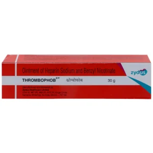Thrombophob Ointment 30gm tube - Benzyl Nicotinate and Heparin